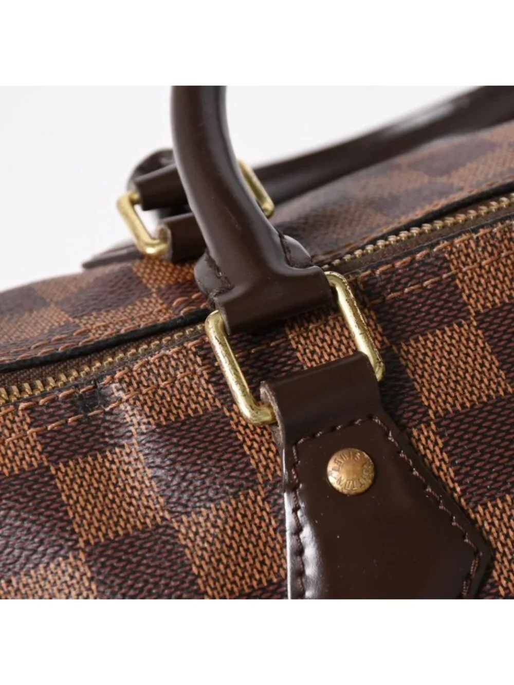 Louis Vuitton Speedy Damier Ebene Canvas 30 Handbag